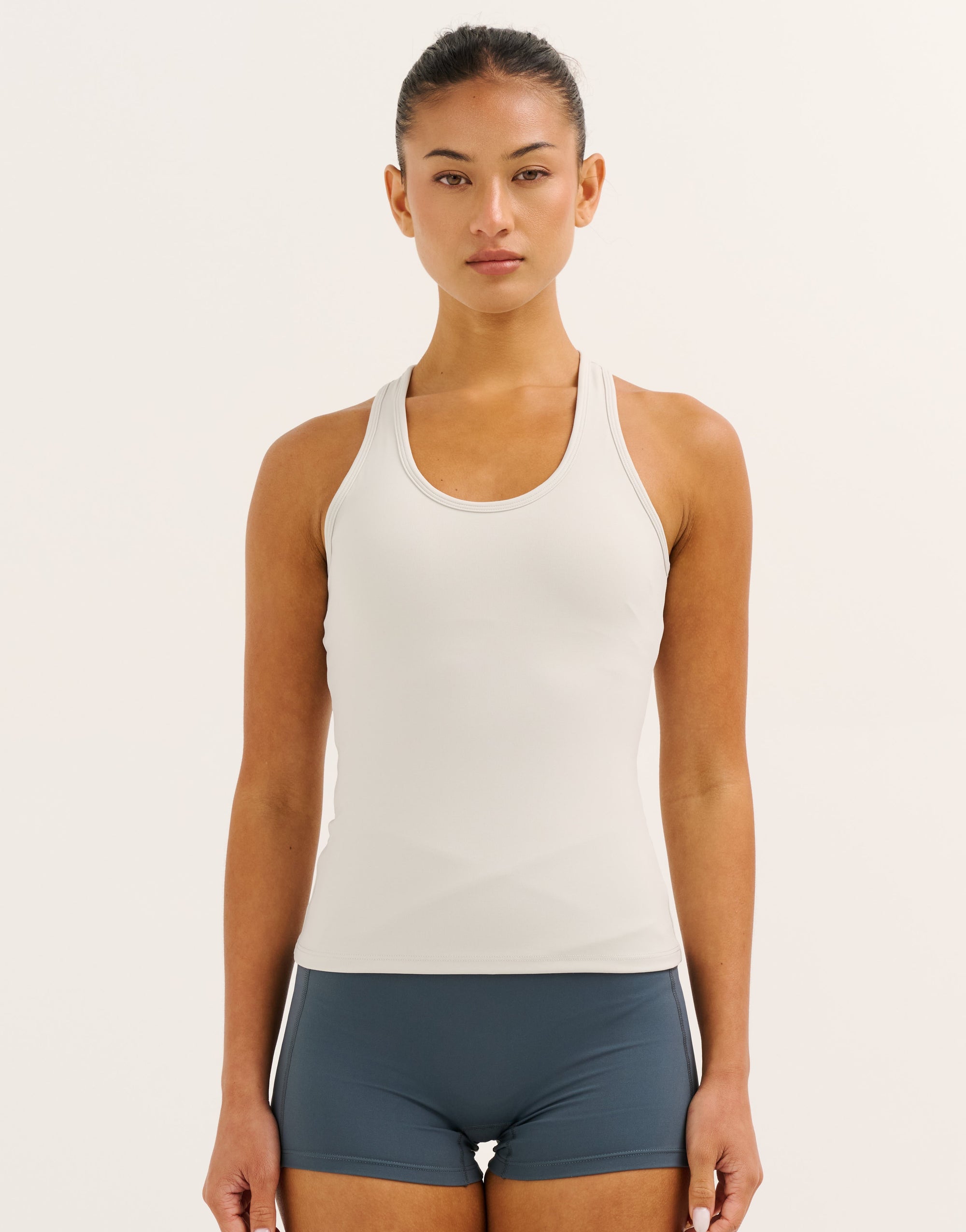 Nova Lycra® Racerback Tank - Glacier