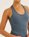 Nova Lycra® Racerback Tank - Storm Grey