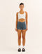 Nova Lycra® Pocket Racer Bra - Glacier