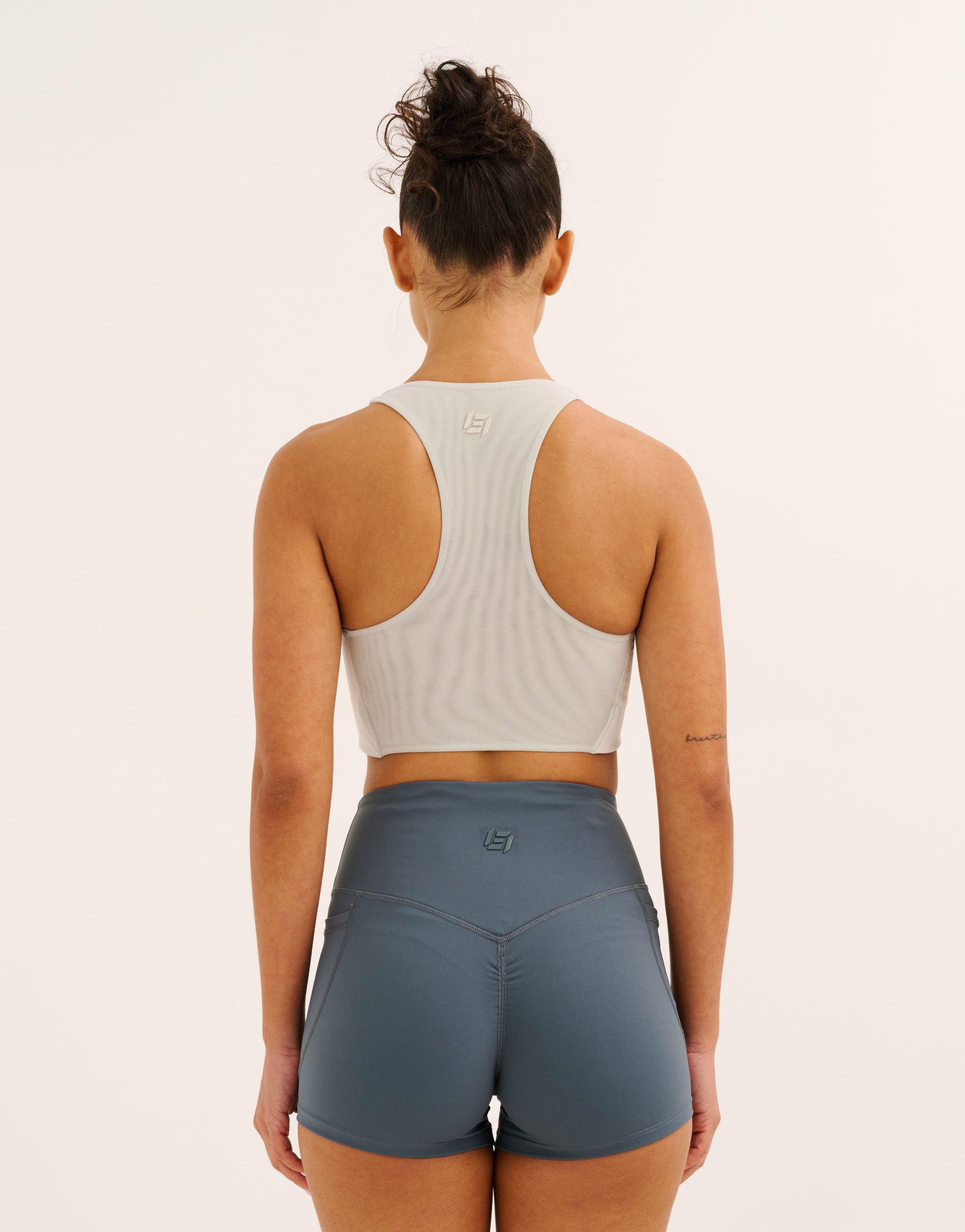 Nova Lycra® Pocket Racer Bra - Glacier