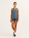 Nova Lycra® Pocket Racer Tank - Storm Grey