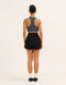 Nova Ruched Running Shorts - Phantom Black