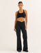 Nova Lycra® Wide Leg Pant - Phantom Black