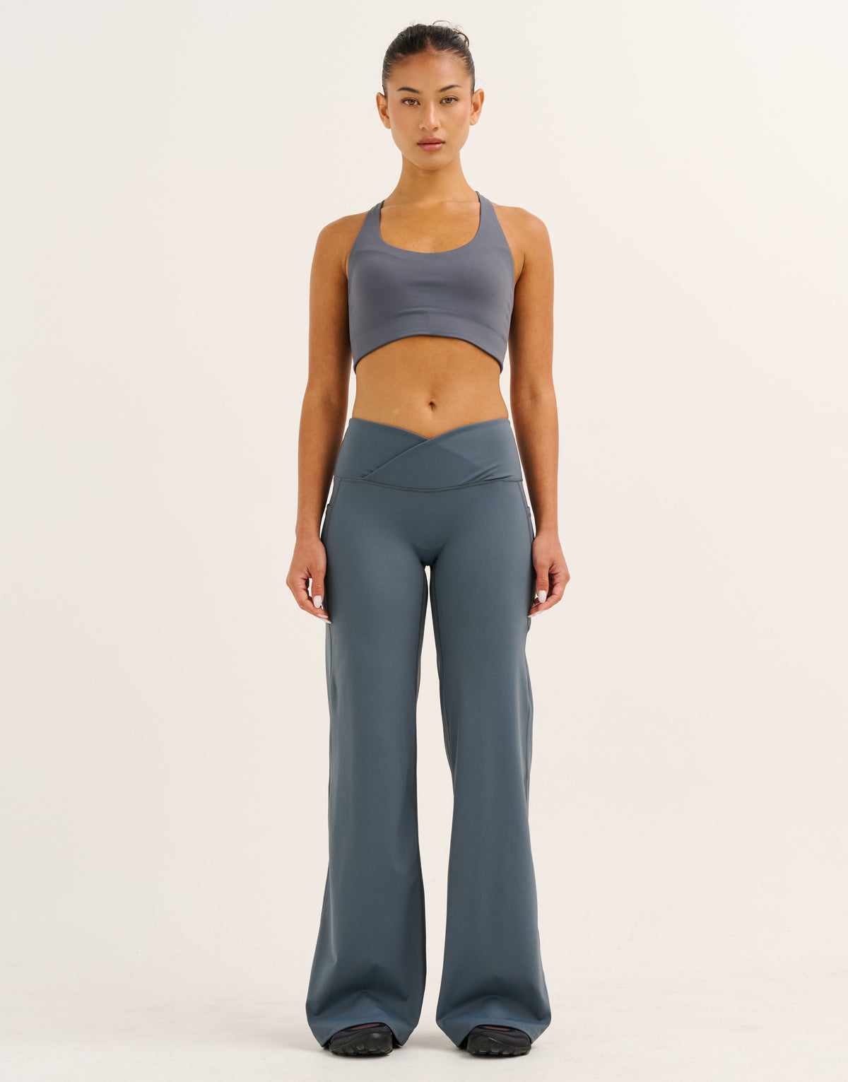 Nova Lycra® Wide Leg Pant - Storm Grey
