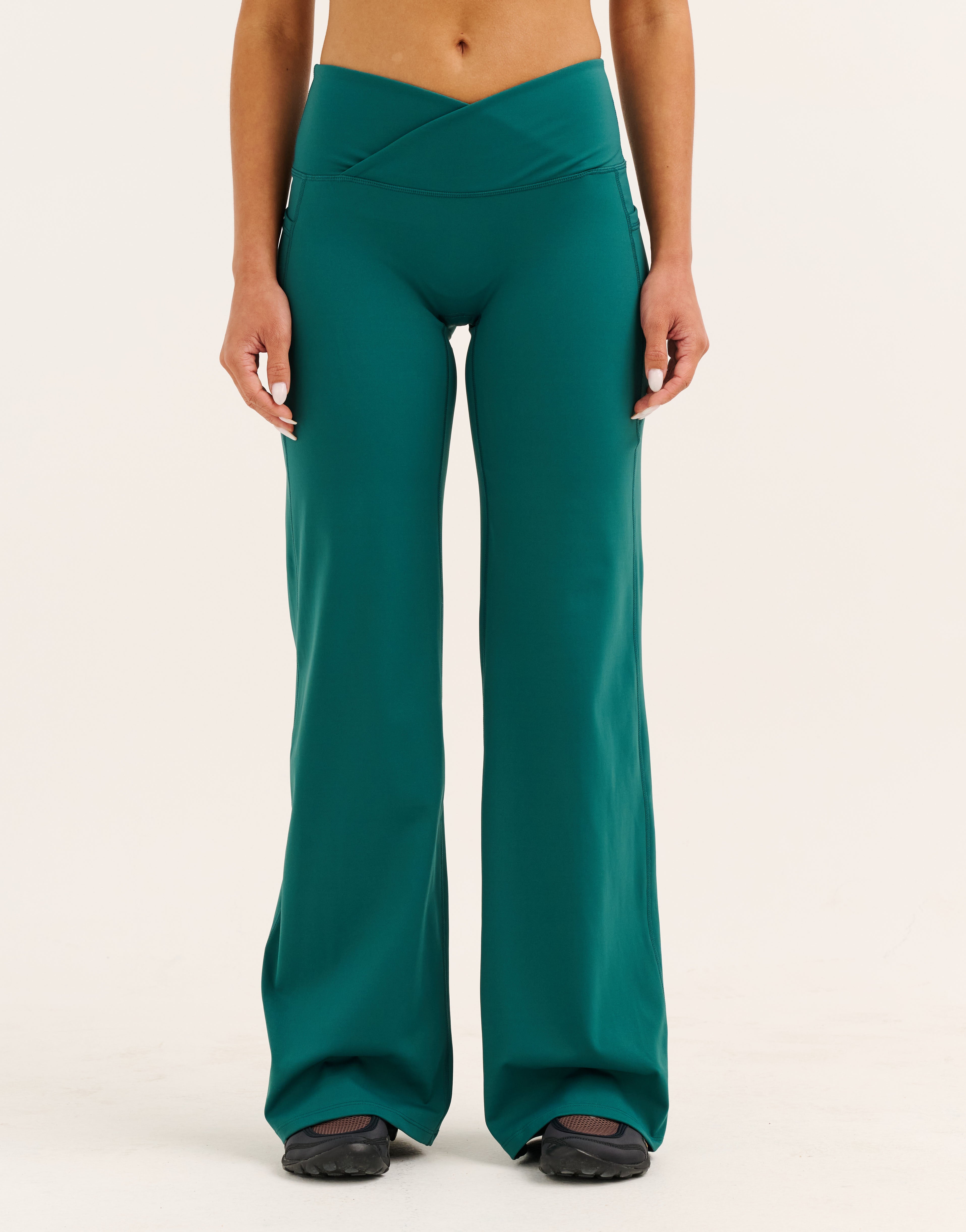 Nova Lycra® Wide Leg Pant - Teal