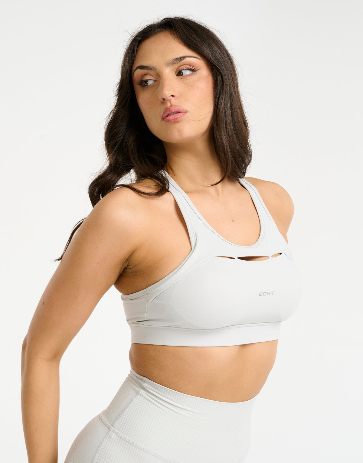 Range Sports Bra - Micro Grey