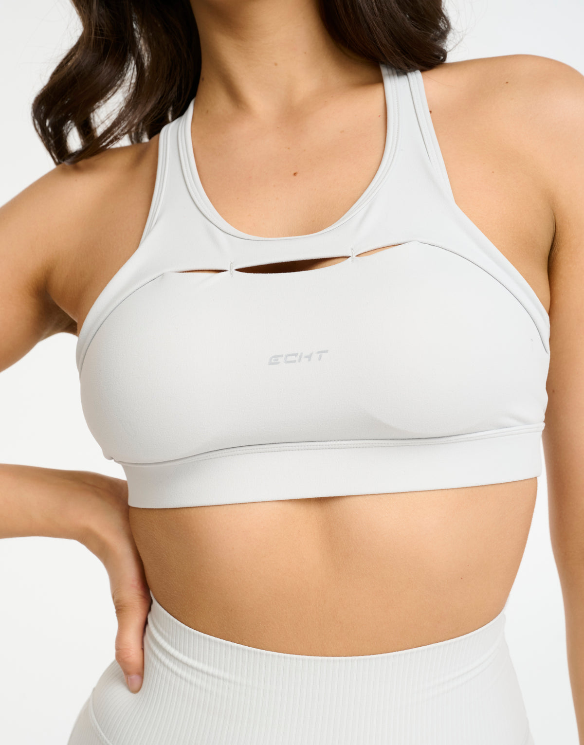 Range Sports Bra - Micro Grey
