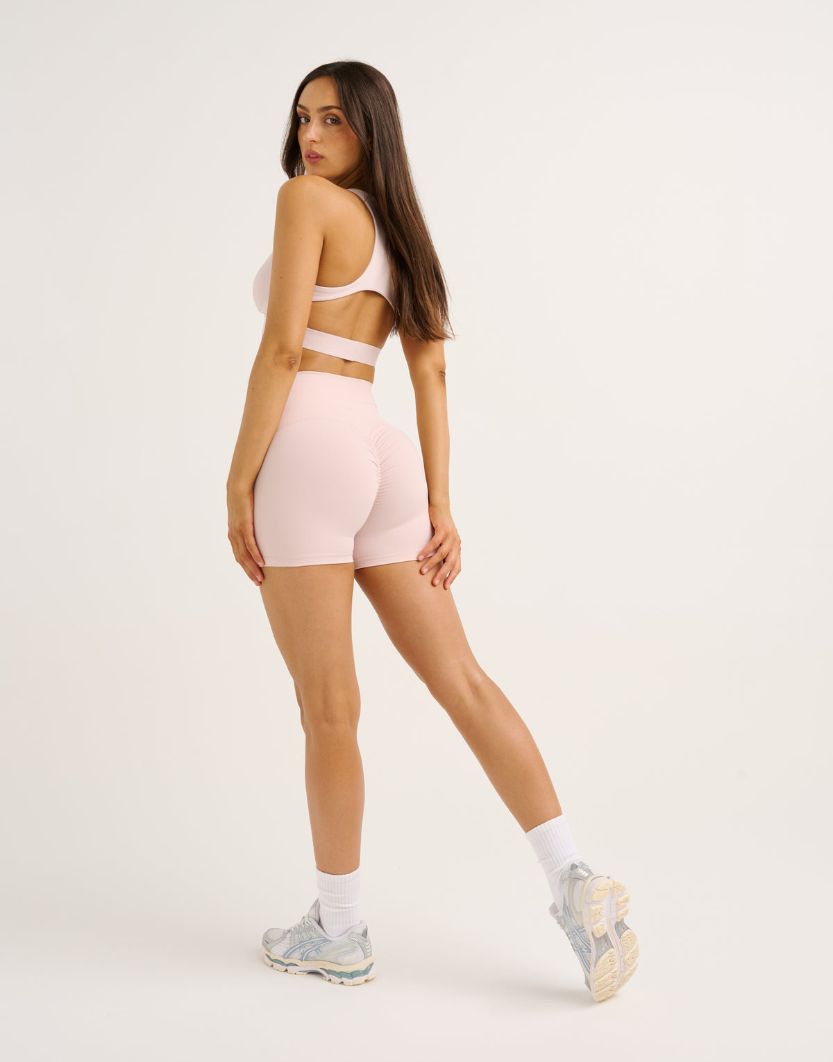 Echt Force Scrunch Shorts - Mauve