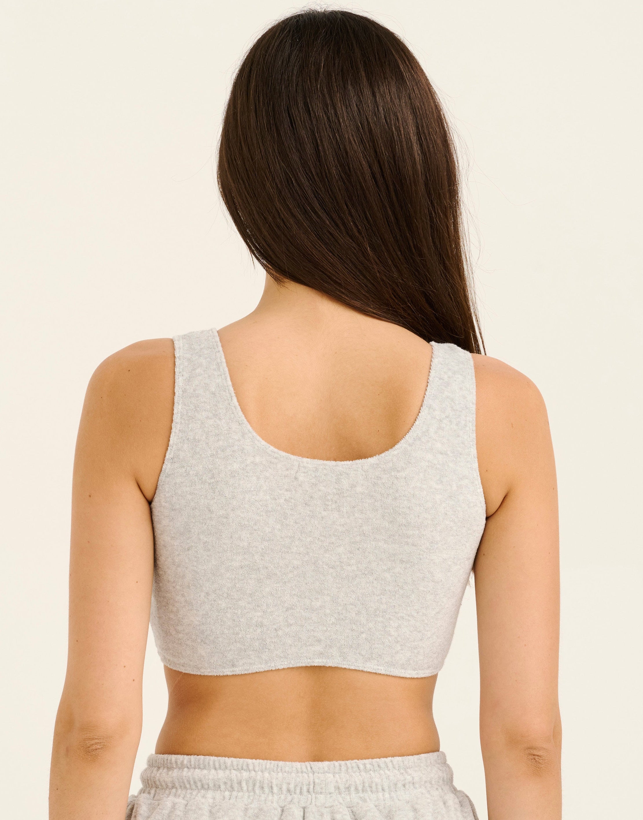 Terry Bra - Grey Marle