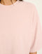 Terry Crop Tee - Mauve