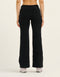 Terry Straight Leg Pant - Black
