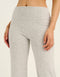 Terry Straight Leg Pant - Grey Marle