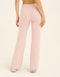 Terry Straight Leg Pant - Mauve