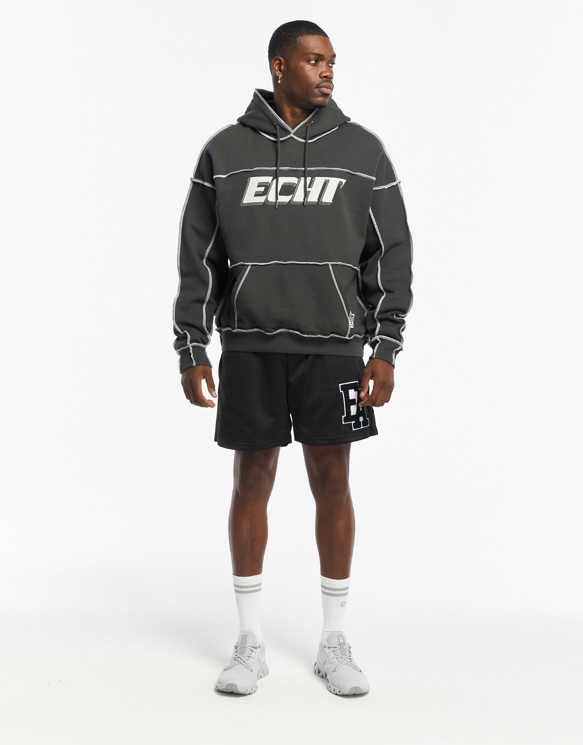 Track Hoodie - Pirate Black