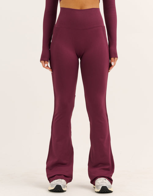 Arise Essential Flare Leggings - Blackberry