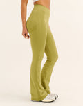 Arise Essential Mid-Waist Flare Leggings - Olive