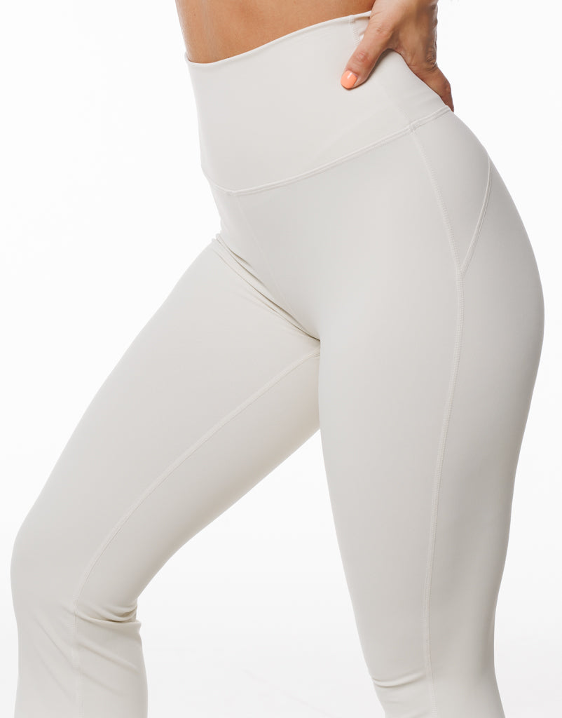 Flare Leggings - Cream